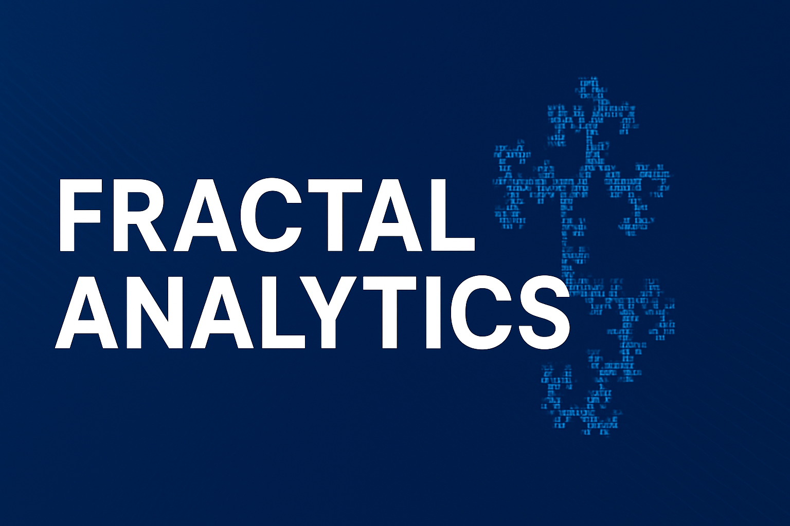 Fractal analytics